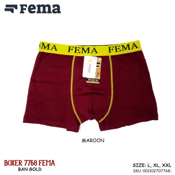 FEMA Official Shop Ecer 1 pcs Celana Dalam Pria 7768 Import Bahan Polyester Spandex - Image 2