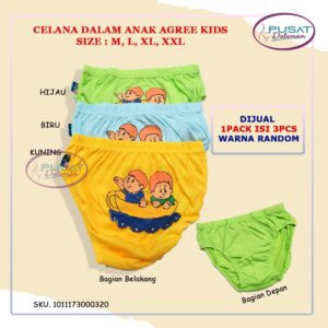 Obral Clearance Sale Ecer 1 pcs Celana Dalam Anak AGREE