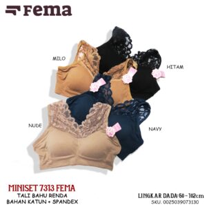 FEMA Official Shop Ballete Sport Bra 7313/8839 Renda Brokat
