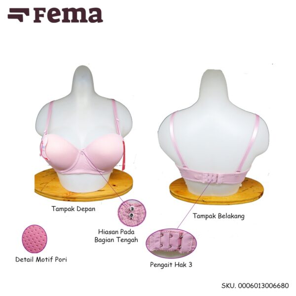 FEMA Official Shop Ecer 1 pcs Bh Bra 668 Pori Polos Import - Image 2
