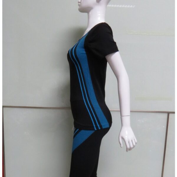 Setelan Olahraga Wanita Senam Training (Tanktop + Celana Legging) FEMA 6021 + 9021 - Image 3