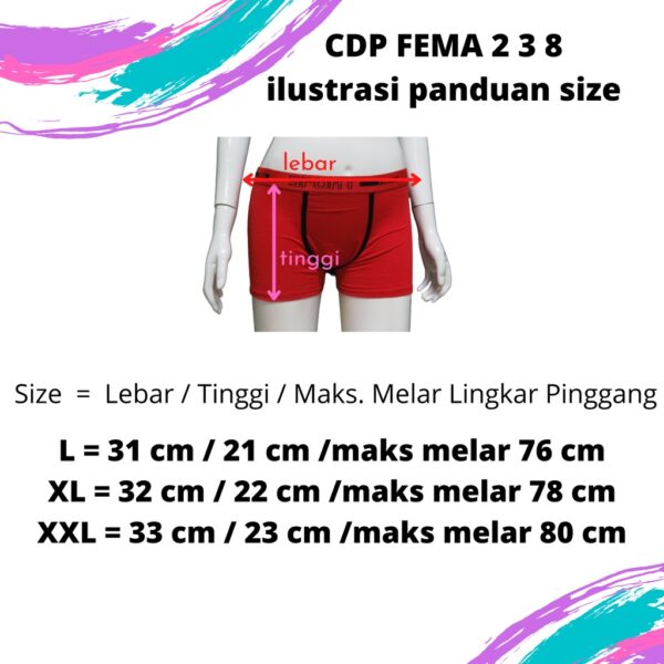 FEMA Official Shop Ecer 1 pcs Celana Dalam Pria 238 Gratis Dus - Image 2