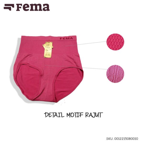 FEMA Official Shop Celana Dalam Wanita Maxi 8001 Rajut - Image 2