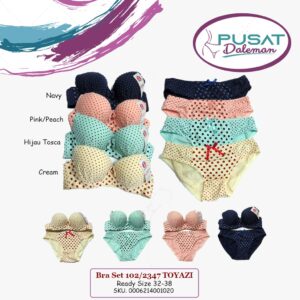 BH BRA SET Celana Dalam Panties Toyazi 102/2347 107/2348 Push Up Premium IMPORT