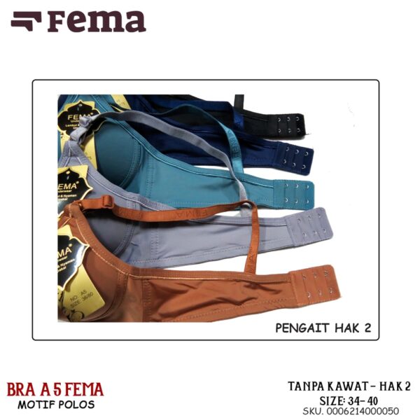 FEMA Official Shop Grosir isi 6 pcs Bh Bra A5 Terlaris - Image 2