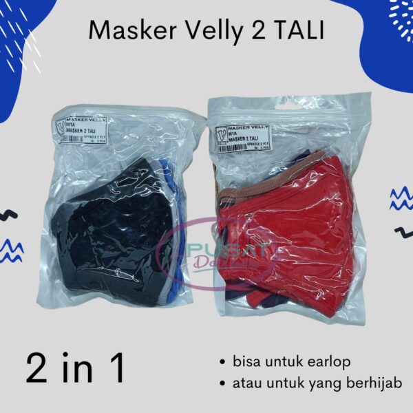 HADIAH MINIM BELANJA 50K MASKER KAIN VELLY HIJAB/SCUBA EARLOP - Image 3