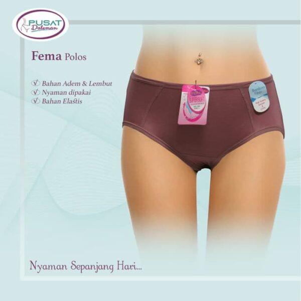 Obral Clearance Sale Fema Official Ecer 1 pcs Celana Dalam Wanita 391/397/396 - Image 4