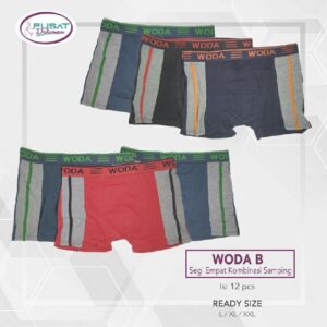 ECER CELANA DALAM PRIA BOXER WODA 599 KOMBINASI