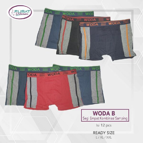 ECER CELANA DALAM PRIA BOXER WODA 599 KOMBINASI