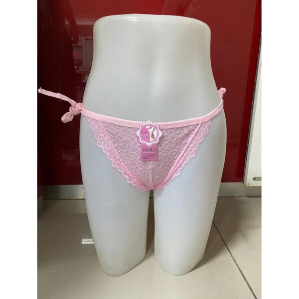 FEMA Official Shop ECER 1 Pcs Celana Dalam Wanita/ G string Fema 1508/1509 Brokat Tali Samping - Image 3