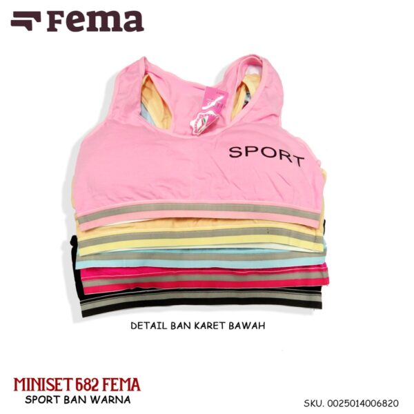 FEMA Ecer Miniset Anak ABG Busa Lepas 682/682-28 Katun Halus - Image 2