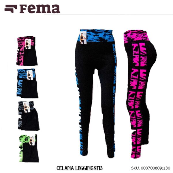 FEMA Official Shop Ecer 1 pcs Leging Olahraga Daily Activities Legging - Image 5