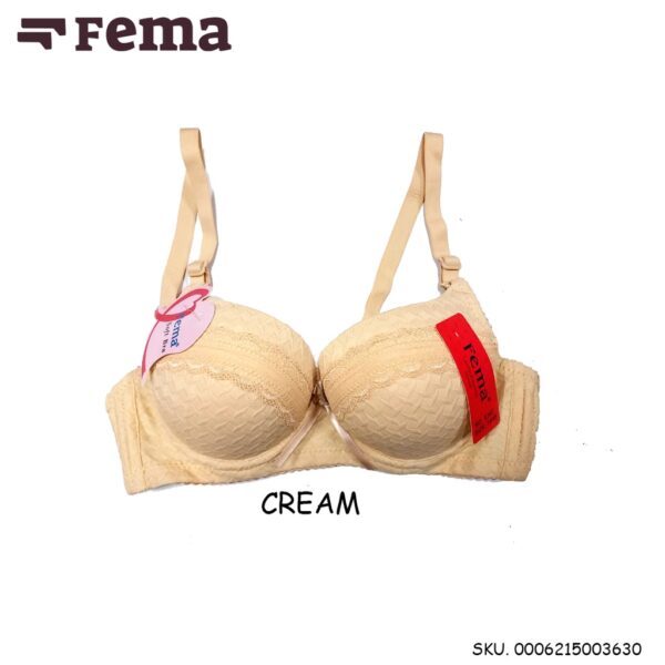 FEMA Official Shop Ecer 1 pcs Bh Bra E363 Motif Renda Tengah Import - Image 3