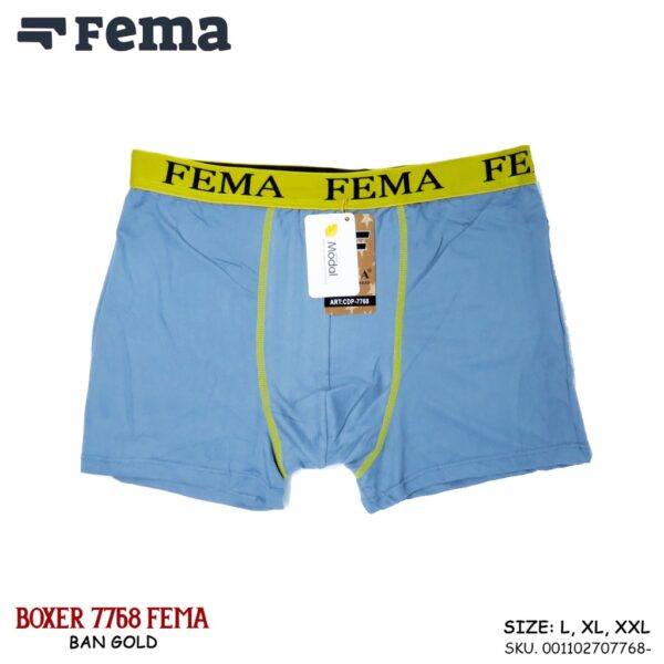 FEMA Official Shop Grosir Satu Lusin Celana Dalam Pria 7768 ban gold Import - Image 3