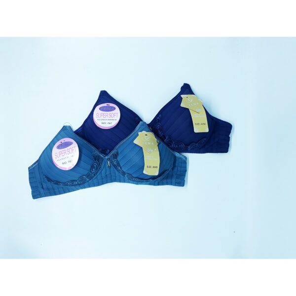 ECER BH BRA Fema 767 Tanpa Kawat Pengait 2 Brokat Cup B IMPORT PREMIUM - Image 2