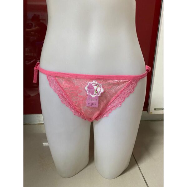 ECER Celana Dalam Wanita Fema/ G String 1509 Sexy Panties One Piece Brokat Tali Samping Grosir - Image 3