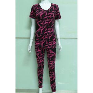 Setelan Olahraga Wanita Senam Training (Baju + Celana Legging) FEMA 6219 +9219