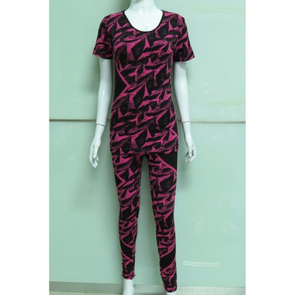 Setelan Olahraga Wanita Senam Training (Baju + Celana Legging) FEMA 6219 +9219