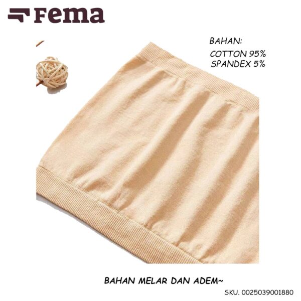 FEMA Official Shop Ecer 1 pcs Kemben Tanktop 188 Sexy Tanpa Busa Import - Gambar 2