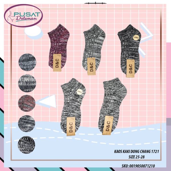 Kaos Kaki Pria Pendek Sport/ Kerja Ankle Mata Kaki Tebal AECC