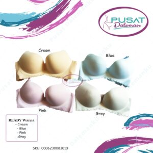 ECER BH BRA Gaixin 8301 Seamless Push up Tanpa Kawat Import Lembut Sexy H3 Size 34/38