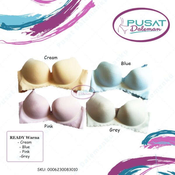 ECER BH BRA Gaixin 8301 Seamless Push up Tanpa Kawat Import Lembut Sexy H3 Size 34/38