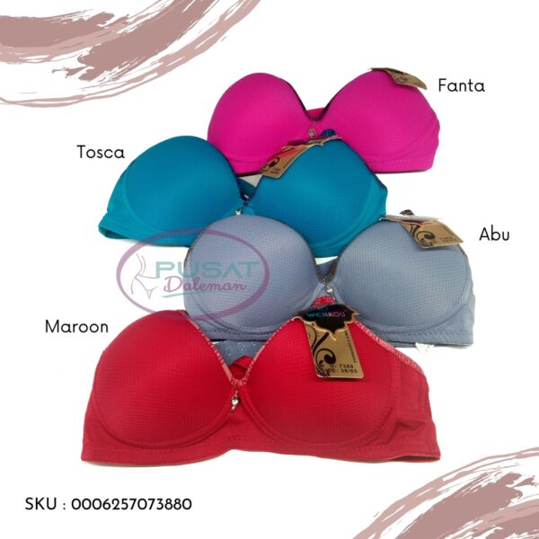 ECER BH BRA WENROU 8388/ WENROU 7388 Pori Hak 2 Tanpa Kawat