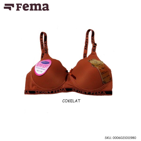 FEMA Official Shop Ecer 1 pcs Bh Bra 1198 Pori Sport - Gambar 4