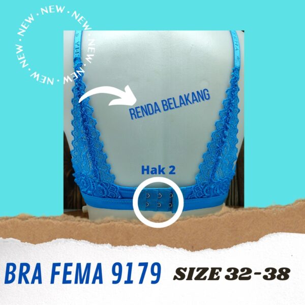 ECER BRA 9179 DISKON WARNA RANDOM Polos Pengait 2 BH IMPORT SUPER LEMBUT - Image 2