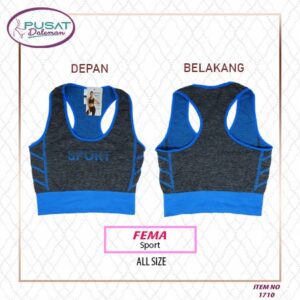 Sport Bra Training Senam Wanita Tanpa Busa FEMA 1710