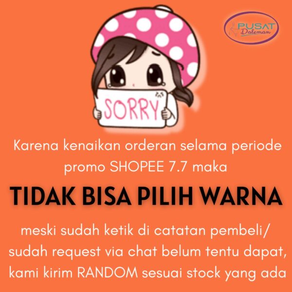 Ecer BH Fema Polkadot Pita 833 Kawat 3 Pengkait Spons Tebal Import Premium RANDOM - Image 2