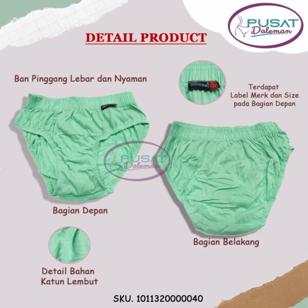 Obral Clearance Sale 1 BOX ISI 3 pcs Celana Dalam Pria Nikitex - Image 2