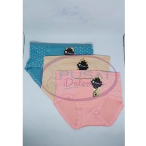 Obral Clearance Sale Polkadot 8309 Resleting Tengah Saku Bisa Dipakai