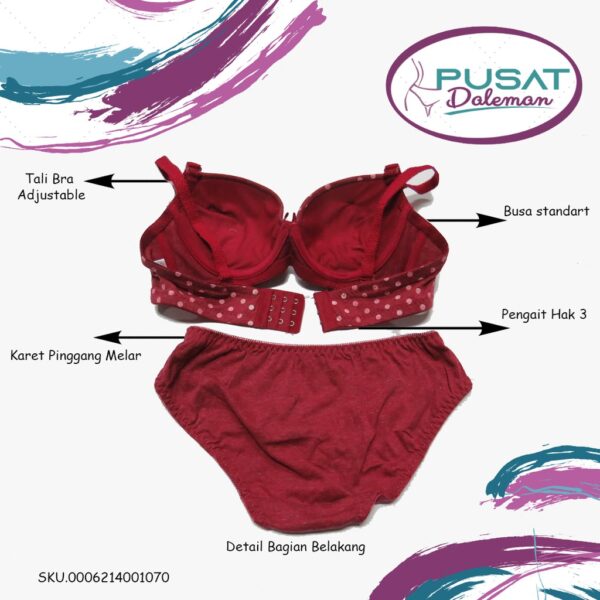 BH BRA SET Celana Dalam Panties Toyazi 102/2347 107/2348 Push Up Premium IMPORT - Image 3