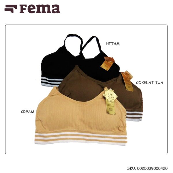 FEMA Official Shop Ecer 1 pcs Miniset Sport Bra 042 Korea Import - Image 2