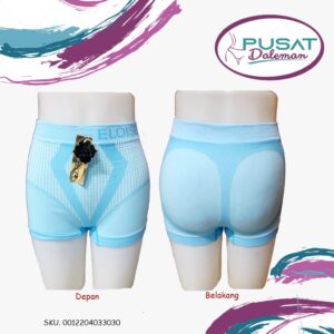 Ecer CD Celana Dalam Wanita Segiempat Eloise 3303 Motif Bintik Katun Import