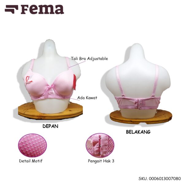 FEMA Official Shop Ecer 1 pcs Bra 708 Kotak Jumbo Import - Image 2