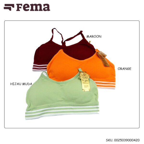 FEMA Official Shop Ecer 1 pcs Miniset Sport Bra 042 Korea Import - Image 3