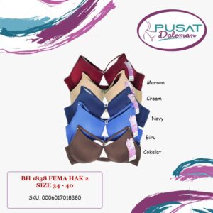ECER BH BRA Fema Sport 1838 Tanpa Kawat Hak 2