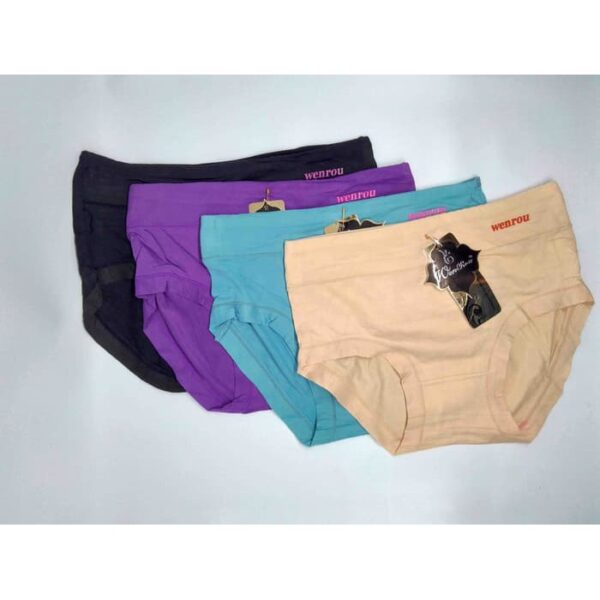 GROSIR Celana Dalam Wanita Wenrou 8828 Polos - Image 4