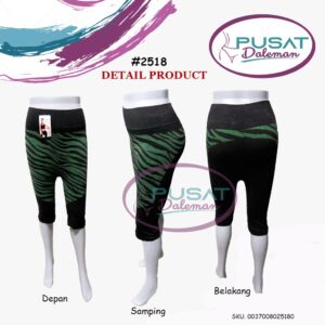 SALE STOCK TERAKHIR!! FEMA Official Shop Legging Pendek 3/4 2518 Import Senam