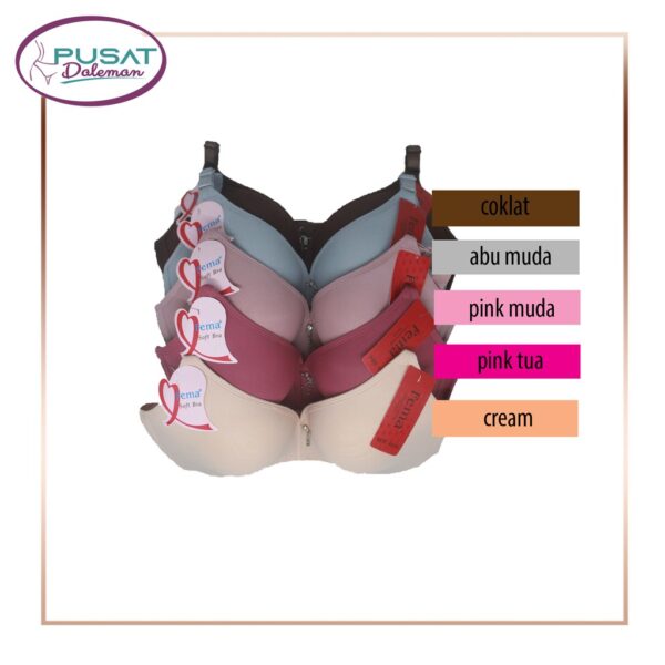 BH BRA Polos Cup Besar Premium Pengait 3 Nyaman IMPORT Fema A07