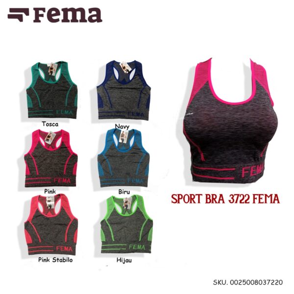 FEMA Official Shop Sport Bra Singlet 3728/3725 - Image 4