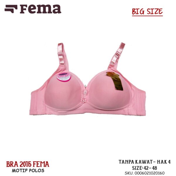 FEMA Official Shop Ecer 1 pcs Bh Jumbo Bra 2016 Polos Big Size - Image 2