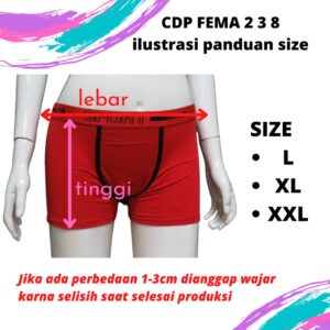FEMA Official Shop Ecer 1 pcs Celana Dalam Pria 238 Gratis Dus