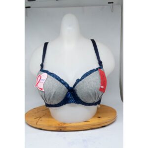 Ecer BH Fema Polkadot Pita 833 Kawat 3 Pengkait Spons Tebal Import Premium RANDOM