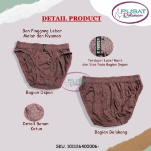 Obral Clearance Sale 1 BOX ISI 3 pcs Celana Dalam Pria KASOGI GERMANY