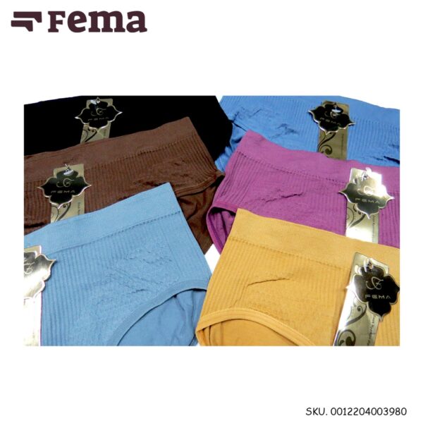 FEMA Official Shop Ecer 1 pcs Celana Dalam Wanita 398/k15/396 Import Korset Segitiga Rajut - Image 4