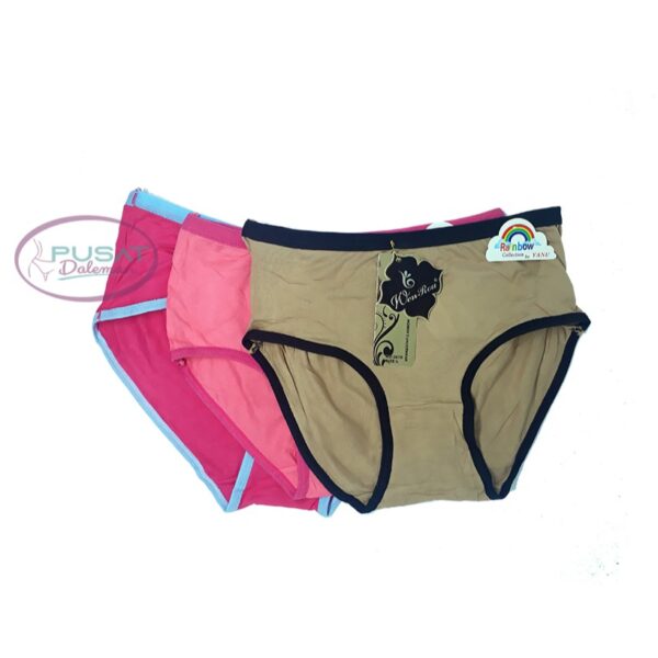 Obral Clearance Sale Celana Dalam Wanita Ecer 1 pcs Wenrou 3670/3672 - Image 2