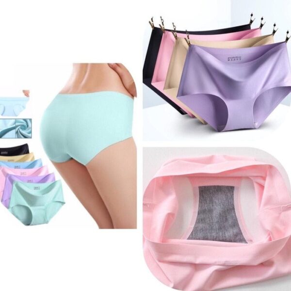 CLEARANCE SALE - Celana Dalam Wanita Seamless 669 Fema Polos - Image 2